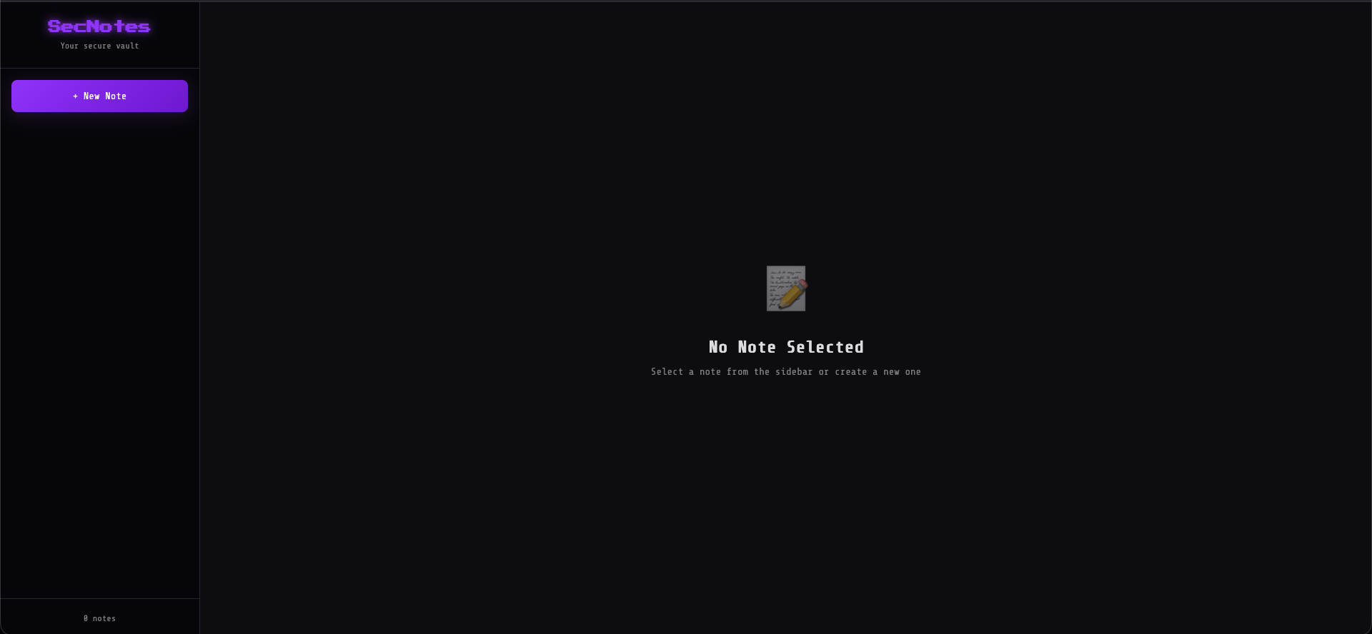 Note-taking application frontend