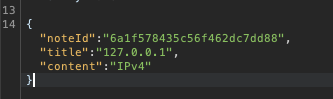 Creating a note with target values